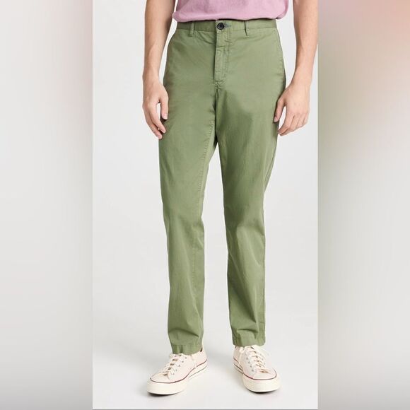 PS Paul Smith Mid Fit Stitch Chino Green 33R NWT IN PACKAGE - Picture 3 of 9